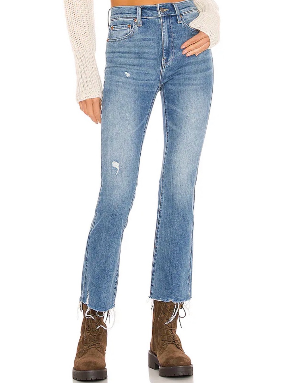 PISTOLA Lennon High Rise Cropped Boot Jeans in Zuma